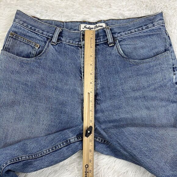 Vintage Tommy Bahama Indigo Palms‎ Jeans Mens Size 34x28 Actual Blue Y2k 90s - Picture 5 of 11
